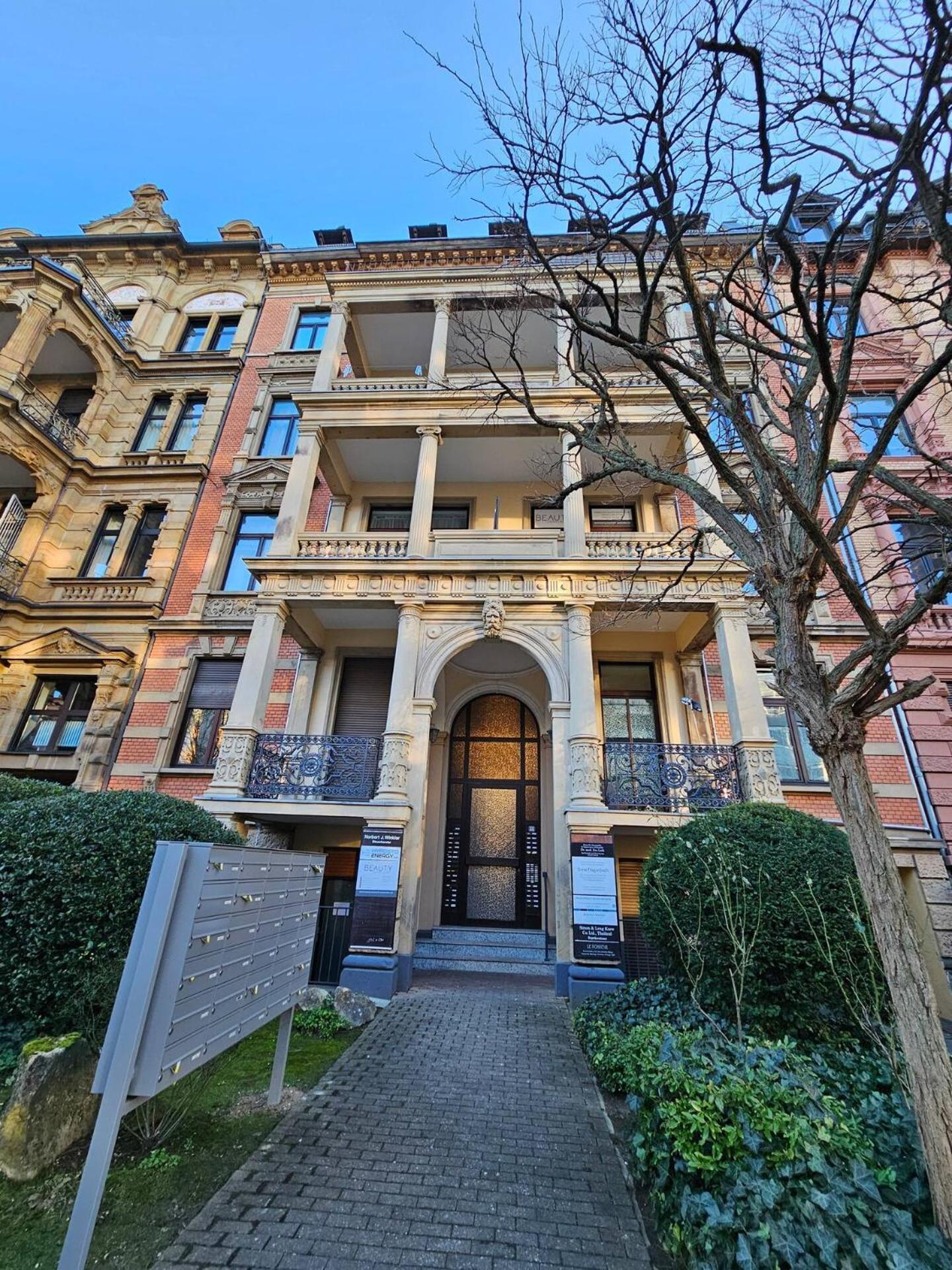 Apartment Wiesbaden Mitte, Zentral Am Park, Congresscenter 5 Min, Bahnhof 10Min المظهر الخارجي الصورة